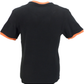T-shirt Trojan Records nera con logo classico del casco 100% cotone