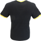 Trojan records t-shirt noir pêche avec logo rasta pour homme 100 % coton