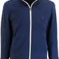 Merc Mens Navy Blue Truman Retro Track Tops