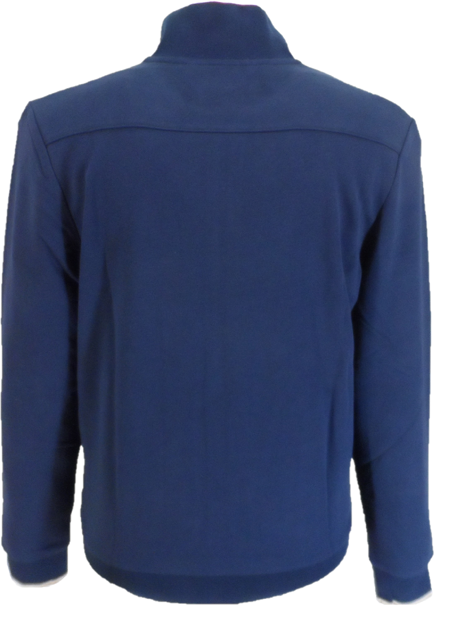 Merc Mens Navy Blue Truman Retro Track Tops