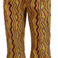 Run & Fly Mens Vintage 60s 70s ZigZag Bell Bottom Super Flares