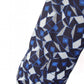 قمصان Relco قطنية مطبوعة باللون الأسود والأزرق بأكمام طويلة وأزرار سفلية
