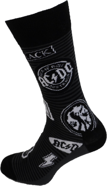 Mens Officially Licensed AC/DC Logo Socks
