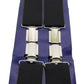 Mens 35mm 1 1/2 Inch Wide Plain Adjustable Elasticated Braces