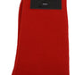 Relco Mens Red Retro Socks