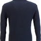 Ska & Soul Navy Twin-V Fine Gauge Roll Neck Jumper