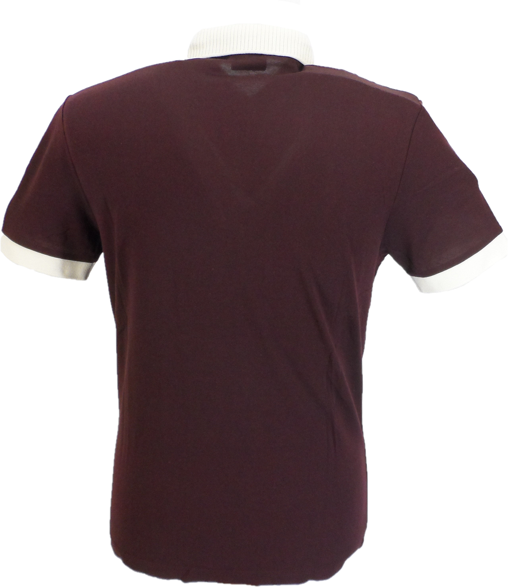 Gabicci Vintage polo retro de rayas rojas rioja para hombre