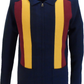 Cardigan zippé en tricot pour homme Merc Ripon marine