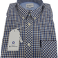 Ben Sherman Mens Persian Blue Gingham Short Sleeved Shirt