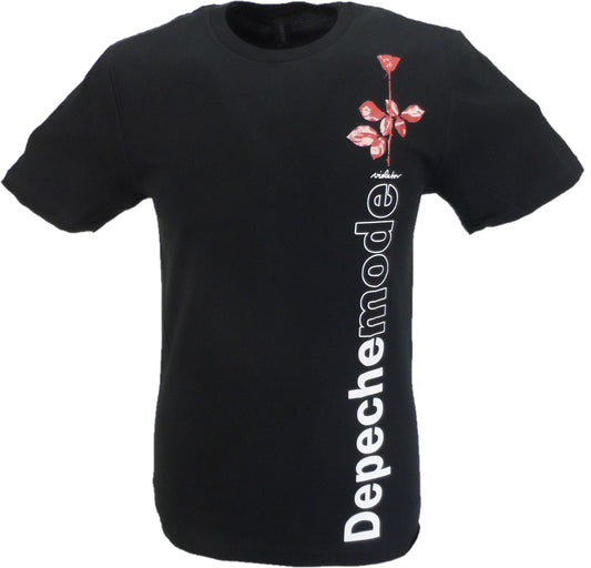 Camiseta oficial negra para hombre con lado violador de Depeche Mode