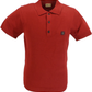 Gabicci Vintage Herren Rosso Red Jackson Strickpoloshirt