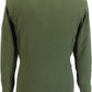Gabicci Vintage polo tricoté vert olivio argyle pour homme