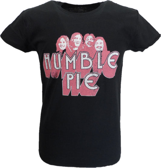 Herre sort official humble pie live 73 plakat t-shirt