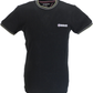 Lambretta Black 100% Cotton Tipped Pique Retro T Shirt