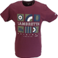 Lambretta Mens Grape Purple Box Icon Retro T Shirt