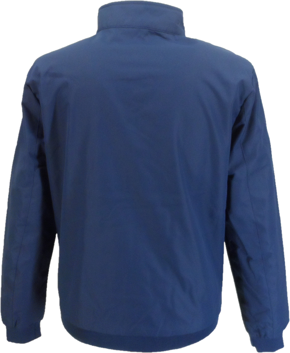Lambretta chaqueta harrington de jacquard azul marino para hombre
