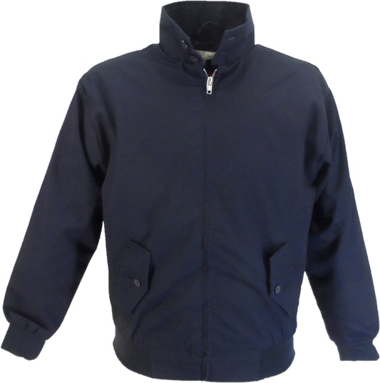 Relco marineblå harrington jakke