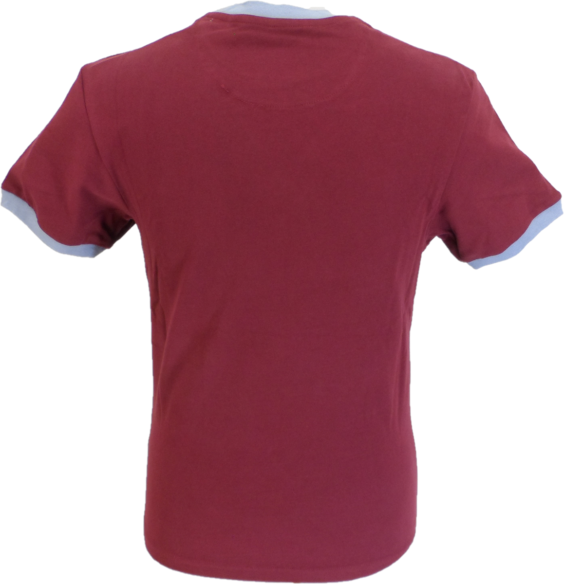 Trojan records port camiseta roja con logo de casco clásico 100% algodón