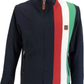 Trojan Records Mens Navy Blue Stripe Retro Track Tops