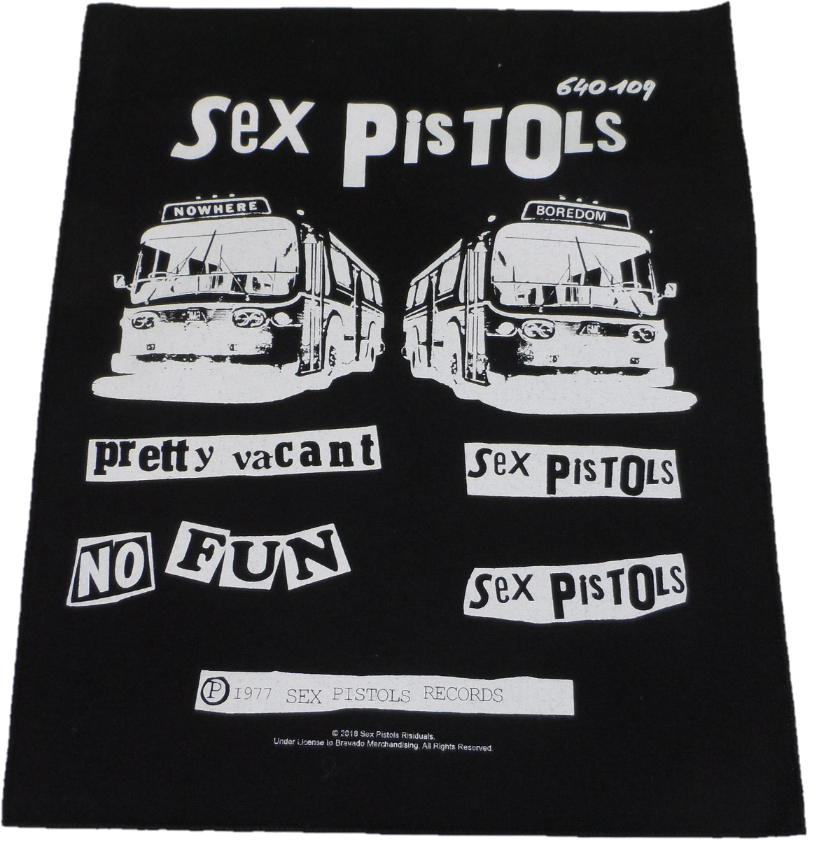 The Sex Pistols Sew On Back Patch