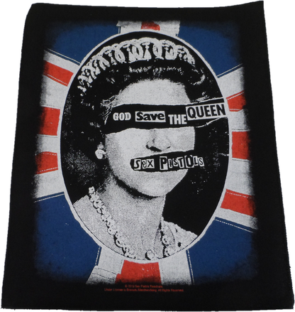 The Sex Pistols Sew On Back Patch