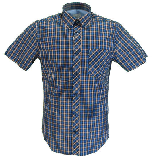 Ben Sherman Mens Peach Signature House Check Shirt