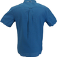 Ben Sherman Mens Blue Gingham Check Short Sleeved Shirts