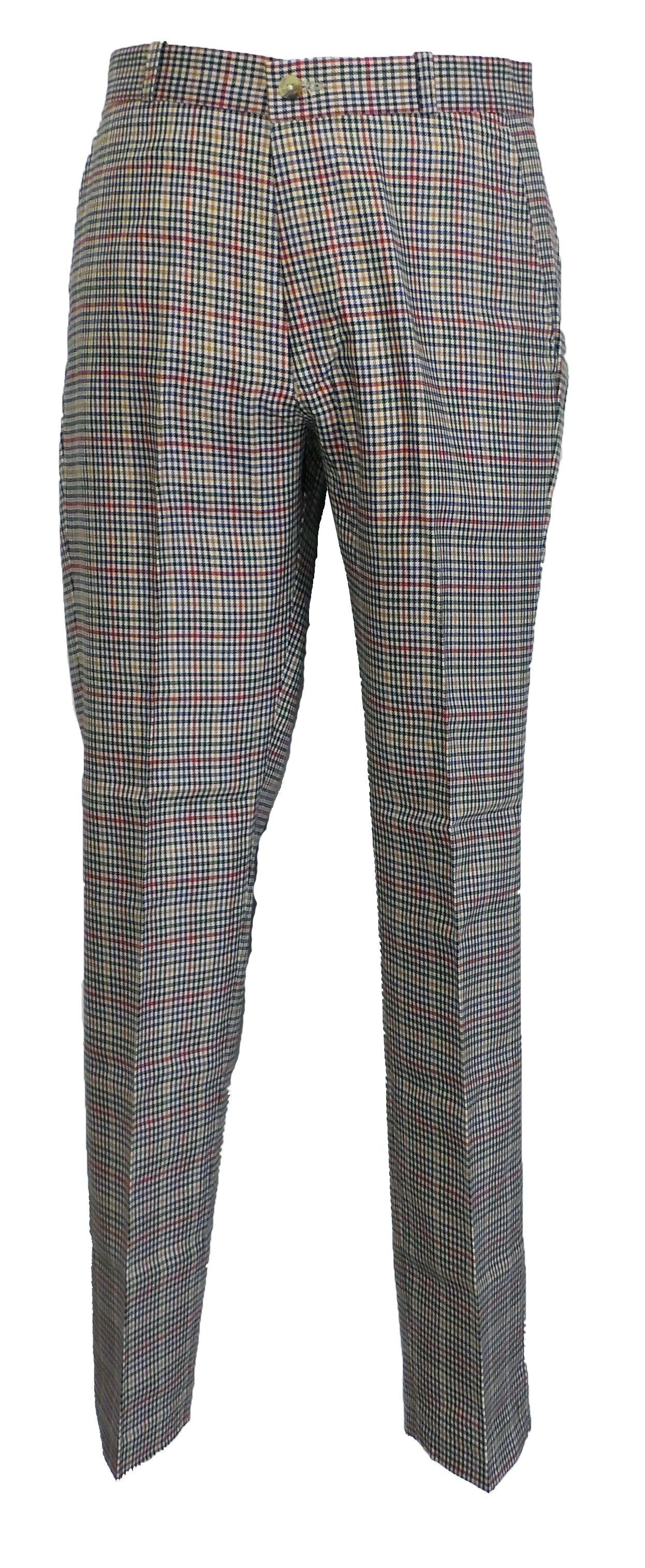 Biege Tweed 60S 70S Retro Mod Vintage Sta Press