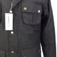 Cappotti stile militare cerati neri Relco