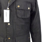 Relco Black Waxed Military Style Coats