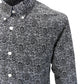 Relco Black Paisley Cotton Long Sleeved Retro Mod Button Down Shirts