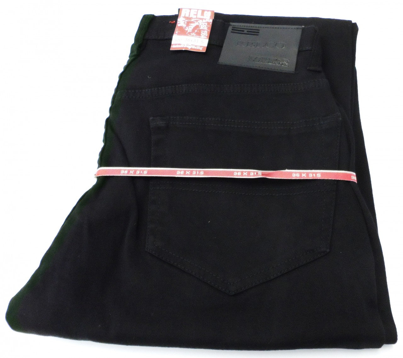 Relco Black Skinny Stretch Jeans