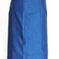 Falda lápiz tónica azul/negro retro mod para mujer Relco
