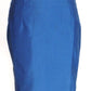 Falda lápiz tónica azul/negro retro mod para mujer Relco