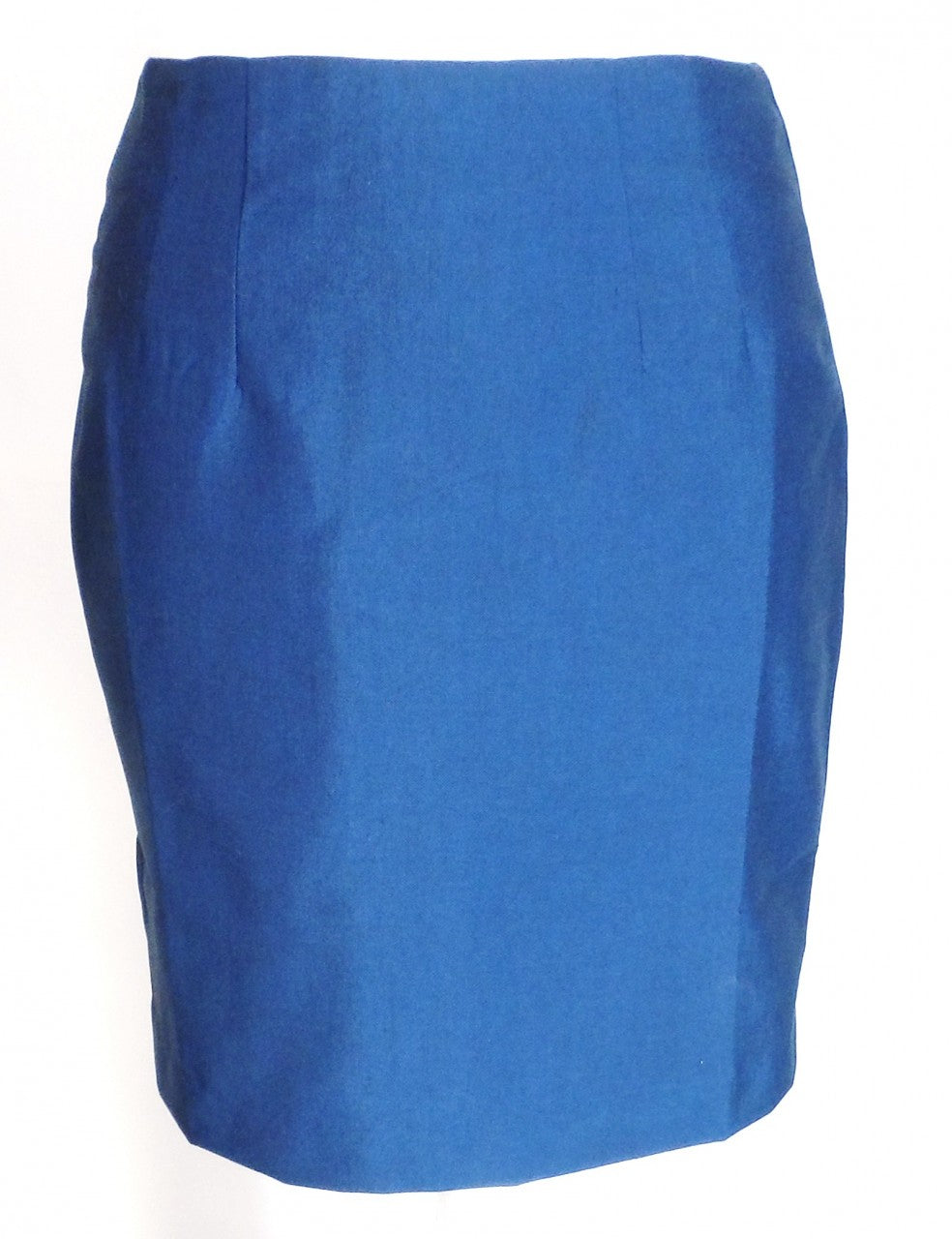 Relco Ladies Retro Mod Blue/Black Tonic Pencil Skirt