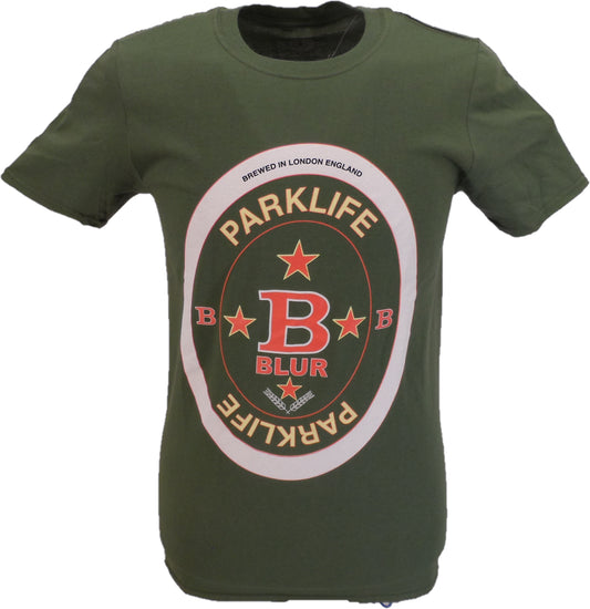 Maglietta ufficiale blur parklife da uomo nera