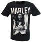 Offiziell lizenziertes Bob Marley -T-Shirt für Herren in Schwarz und Weiß
