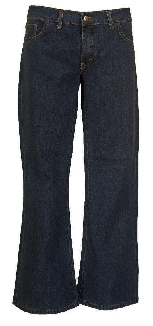 Run & Fly Mens Stonewashed Bootcut Flares Jeans