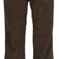 Run & Fly Mens Vintage 60s 70s Retro Brown Bootcut Flared Cords