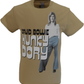 T-shirt beige sous licence officielle pour hommes David Bowie Hunky Dory