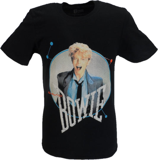 Camiseta oficial para hombre con licencia de David Bowie Serious Moonlight Tour