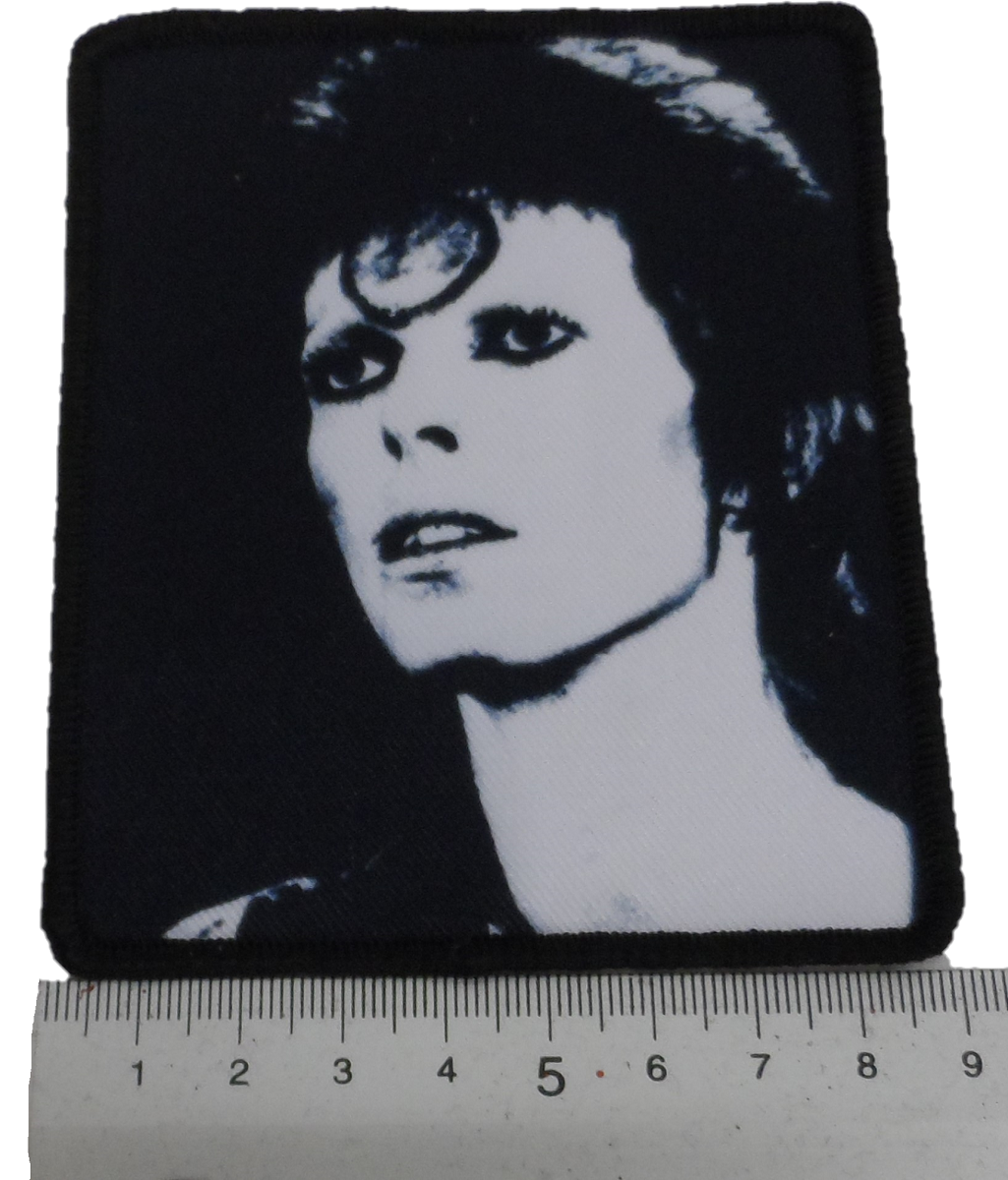 Patchs sur les bras de David Bowie