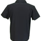 Bowling Shirts روكابيلي للرجال Mazeys باللون الأسود/الأزرق من الخمسينيات