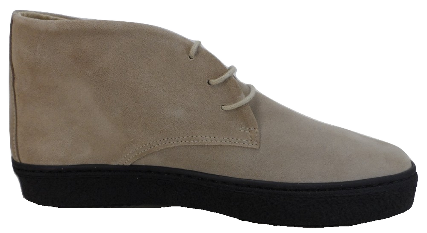 Delicious Junction Mens Beige Bullitt Suede Desert Boot