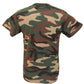 Camisetas de camuflaje Woodland para hombre