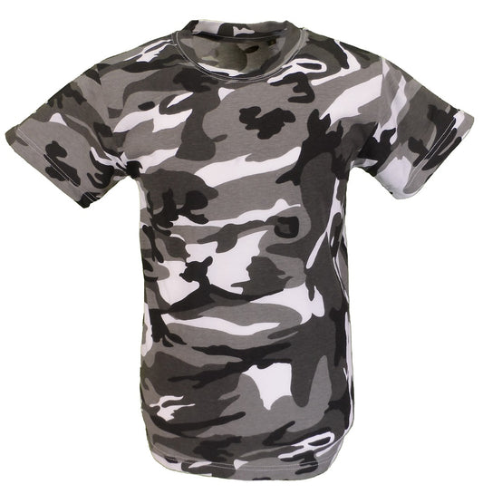 T-shirts urbains camouflage pour hommes