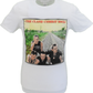 Mens White Official The Clash Combat Rock T Shirt