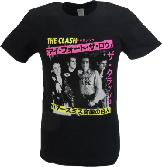 Schwarzes offizielles Herren-T-Shirt The Clash London Calling Japan“.