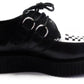 TUK Classic Rockabilly Black & White T.U.K. Leather Creepers