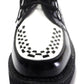 TUK Classic Rockabilly Black & White T.U.K. Leather Creepers
